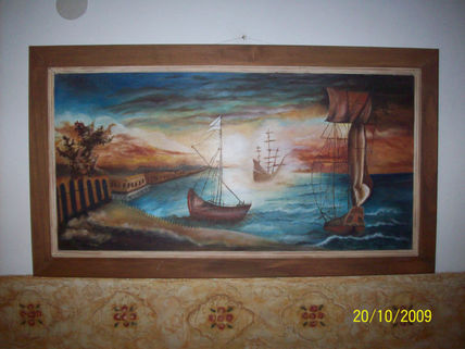 Paisaje en el mar