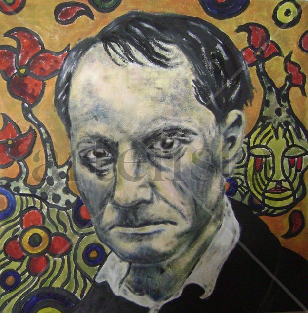 retrato de charles baudelaire