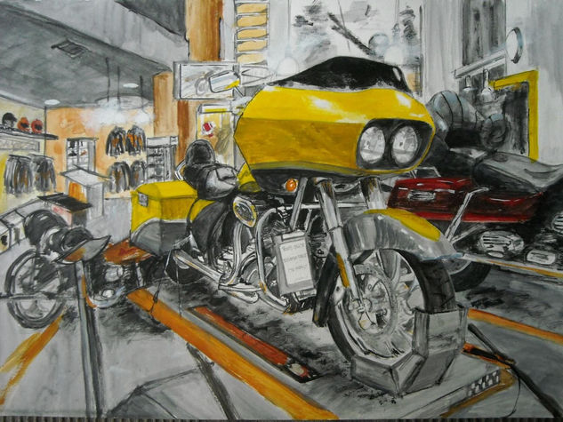 harley shop Acrylic Paper Others