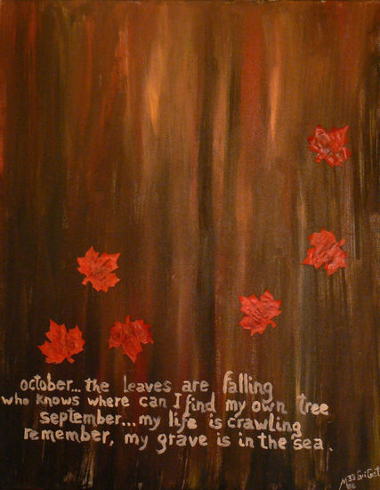 octubre (las hojas) Acrylic Canvas Others