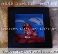 Torito de Pucará en cielo andino Acrylic Others Landscaping