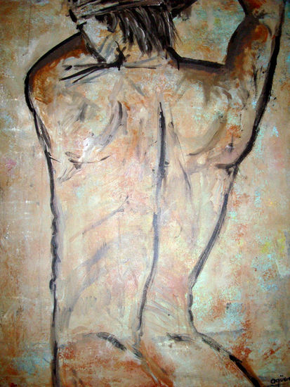 Deportista Acrylic Canvas Nude Paintings