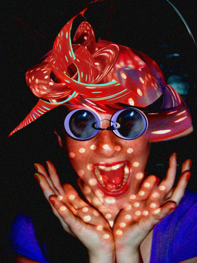 Jugando con las luces(retrato)