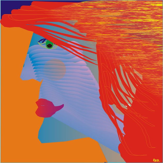 red hairy girl