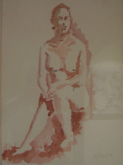 DESNUDO Watercolour Paper Nude Paintings