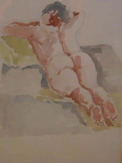 DESNUDO Watercolour Paper Nude Paintings