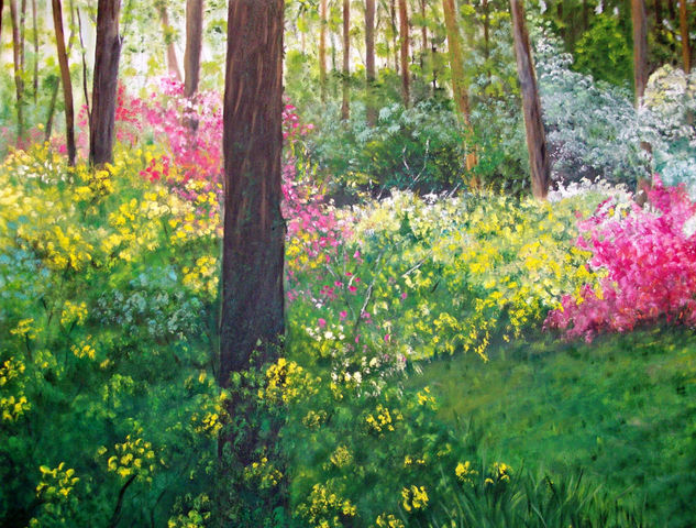 Arboreto Oil Canvas Landscaping