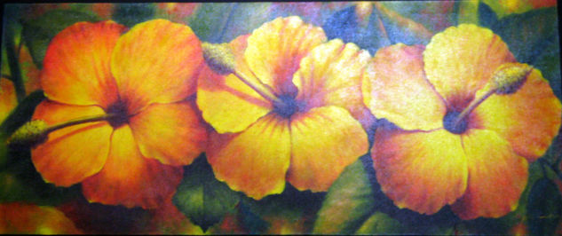 FLORES Oil Canvas Floral Painting