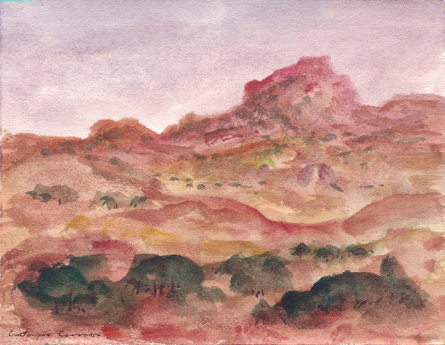 El monte de Arinoste Watercolour Paper Others