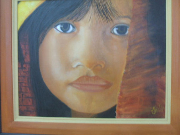 Nene Indú Oil Canvas Portrait