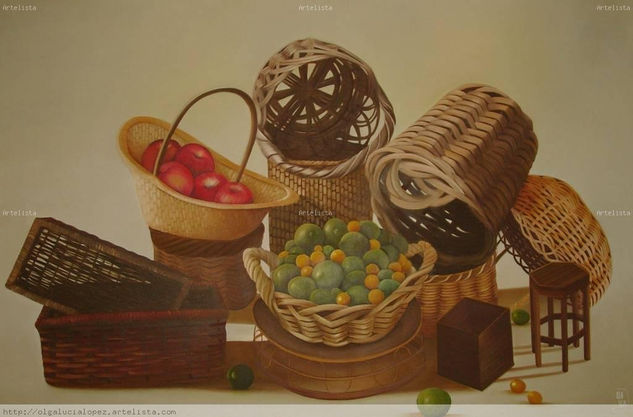 canastos Oil Canvas Still Life Paintings