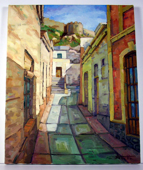 calle de almeria, 3 Oil Canvas Landscaping