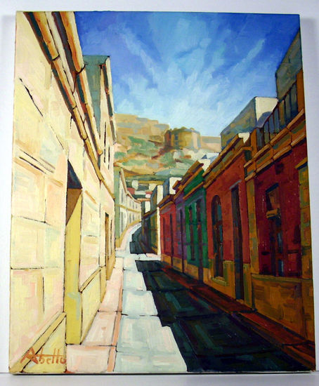 calle de almeria, 4 Óleo Lienzo Paisaje