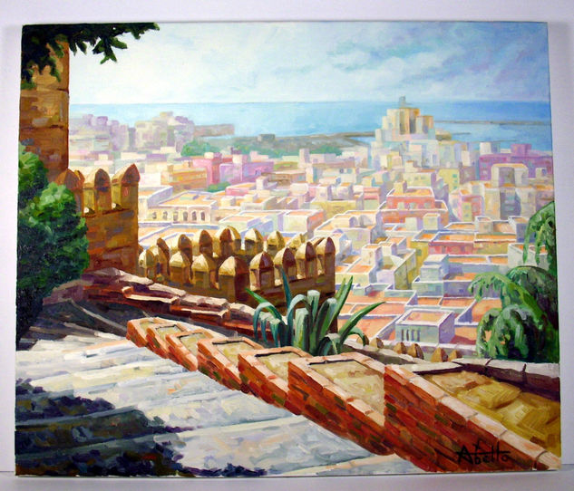 alcazaba, 5 Óleo Lienzo Paisaje