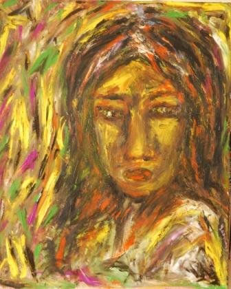 El Dolor" 61x50cm Huile sur toile