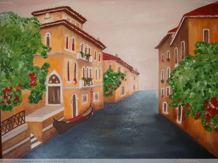 Un canal en Venecia