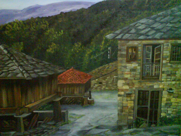 paisaje Oil Panel Landscaping