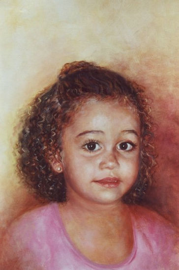 María Oil Canvas Portrait