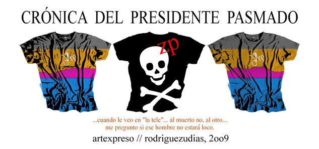 Cronica del presidente pasmado - Triptico Conceptual/Abstracto Color (Digital)