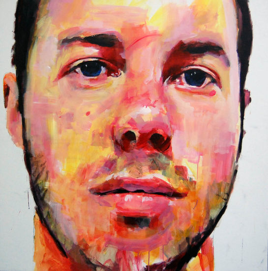 Sebas Acrylic Textile Portrait