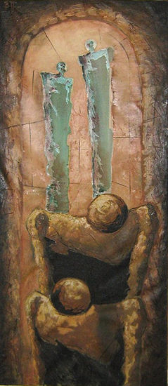 Vertigo a la contradicción Oil Canvas Figure Painting