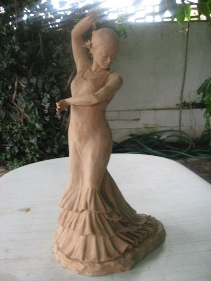 BAILAORA FLAMENCO 2 Pottery Figurative