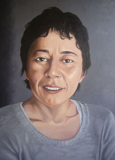 Maritza Franco. Oil Canvas Portrait