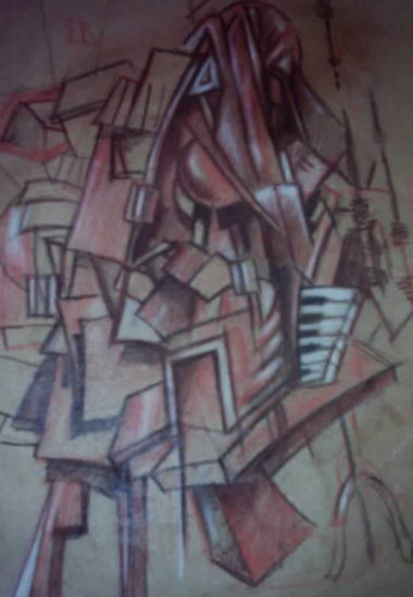 Cubismo en spia Charcoal