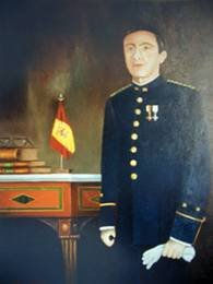 TENIENTE CEBRIAN Óleo Lienzo Retrato