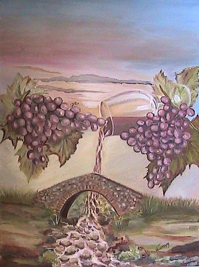 423- EL NACIMIENTO DE BACO I Oil Canvas Others