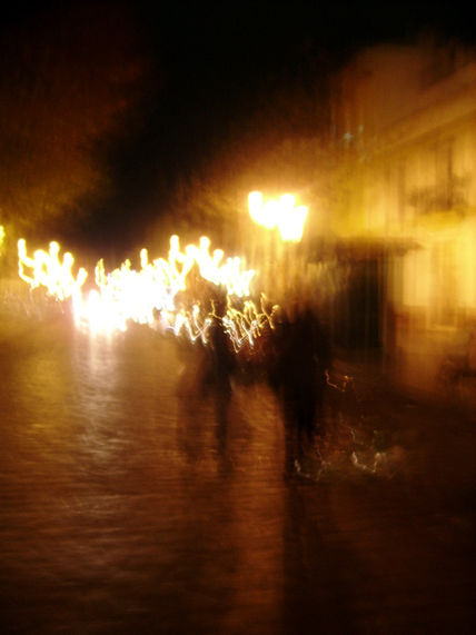 Sombras en la calle