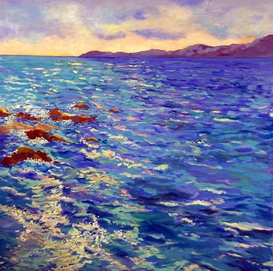 Marina b Oil Canvas Marine Painting