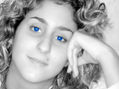 ojos azules