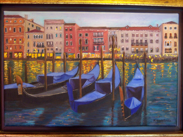 Venecia V Óleo Lienzo Paisaje