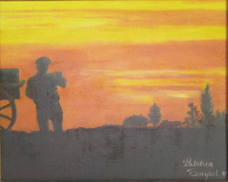 "Atardecer en el...