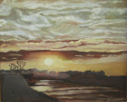 "Atardecer en el...