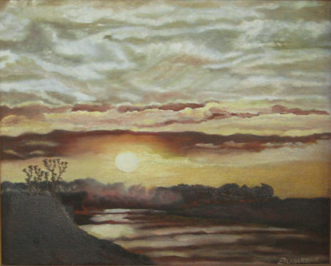 "Atardecer en el...