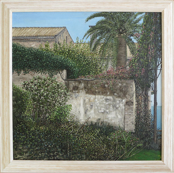 Rincón de Vilanova Oil Panel Floral Painting