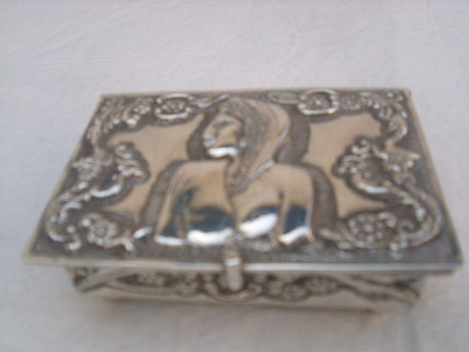 Caja perfil de mujer