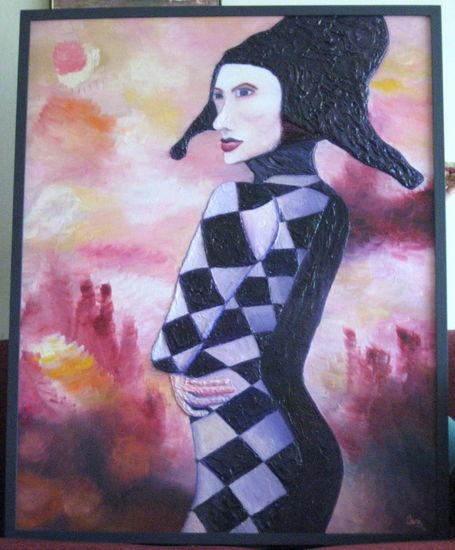 arlequin "tres" Oil Canvas Others