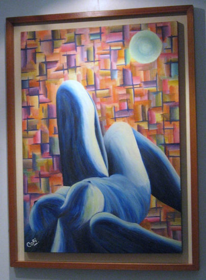 "desnuda" Óleo Lienzo Desnudos