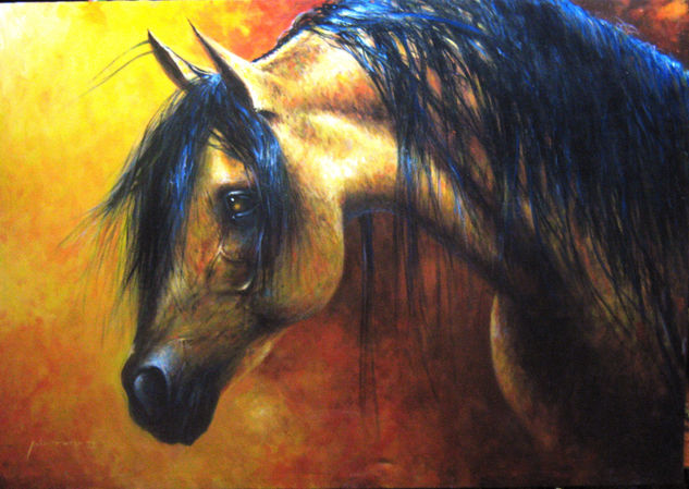 CABALLO Oil Canvas Animals