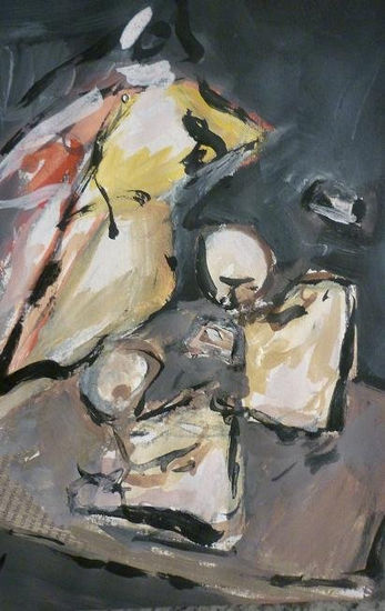 BAILARINA ARABE II 60X22 CM Media Mixta Papel Otros