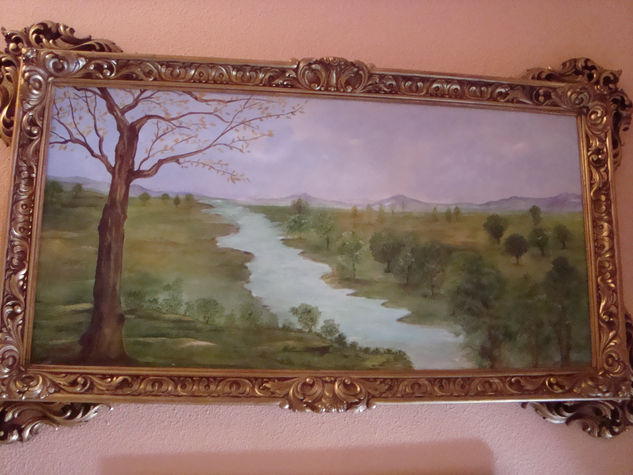 que verde era mi valle Oil Canvas Landscaping