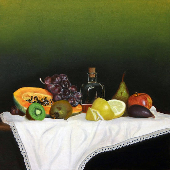 Frutas Oil Canvas Still Life Paintings