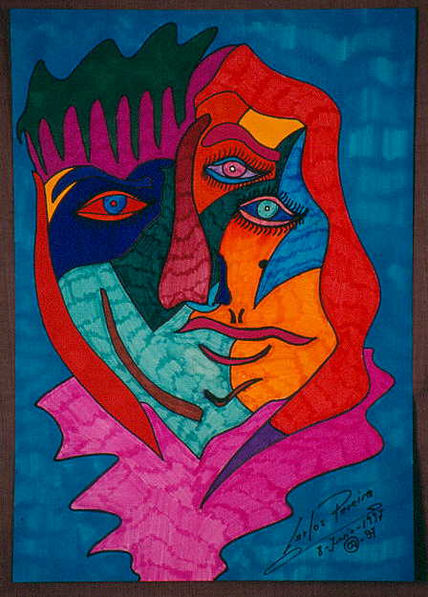 Caras de arlequín