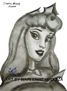 PRINCESS AURORA, SLEEPING BEAUTY DRAWING. PRINCESA AURORA