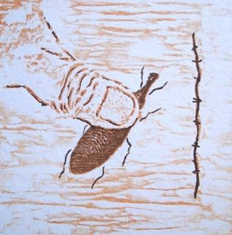 Uno Woodcut