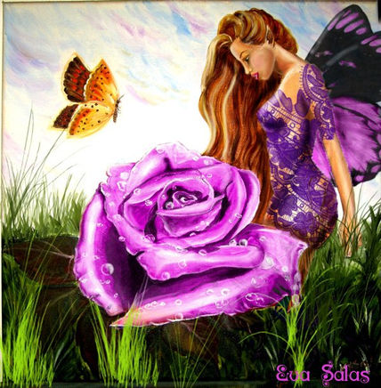 Purple Fairy Rose