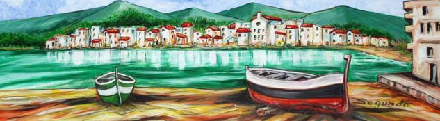 MARINA PANORAMICA Acrylic Card Landscaping